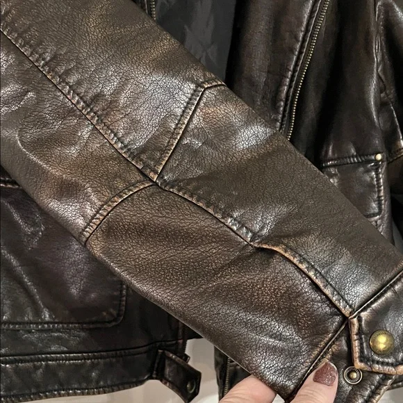 Bass Dark Brown Leather Jacket - Picture 4 of 8